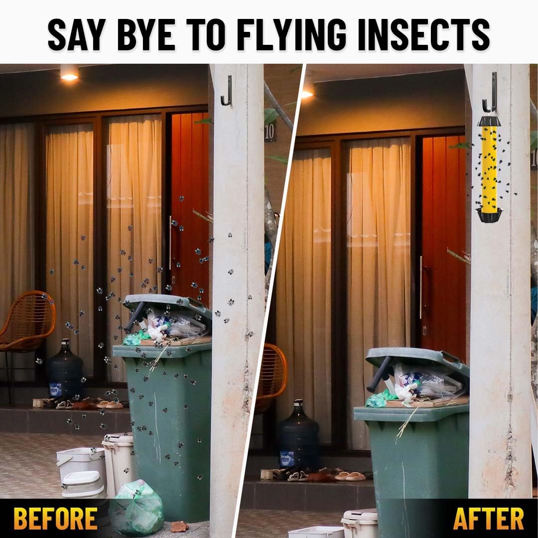 PestQuest Sticky Fly Stick provides lasting protection for indoor pest control