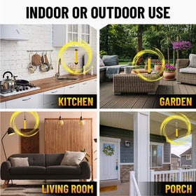 PestQuest Sticky Fly Stick placement options for hanging or surface mounting