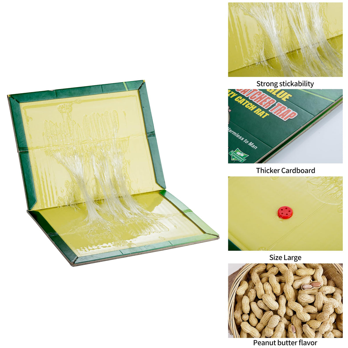 PESTUSRD safe non-toxic glue traps keep homes pet-friendly.