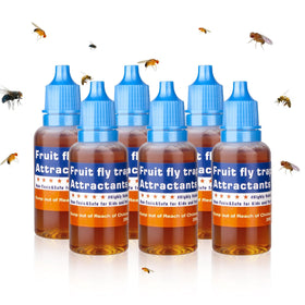 Pestvanish fruit fly refill bottle closeup attracts pests safely for indoor use