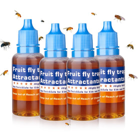 Pestvanish fruit fly trap refill bottle front for quick kitchen setup