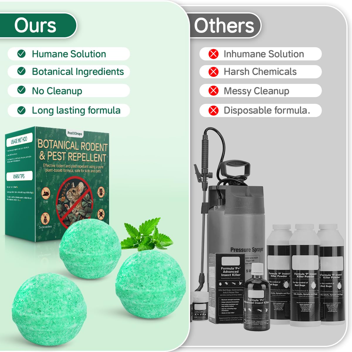 PestXDrops long-lasting natural formula offers 30–60 days of scent-based deterrence.