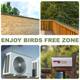 Petfolio garden deterrent guards fences from small birds and squirrels.