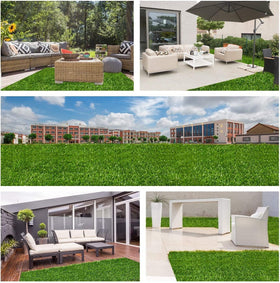 Petgrow artificial grass used for rooftop garden decoration and play