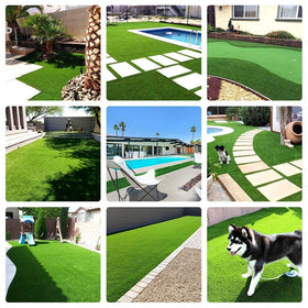 Petgrow Deluxe rolled-out turf demonstrates quick setup for events or spaces