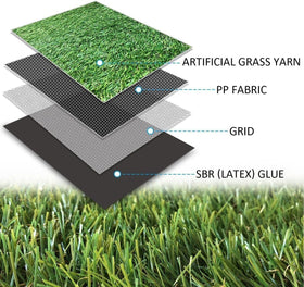 Close-up of Petgrow dense pile blades highlighting natural texture.
