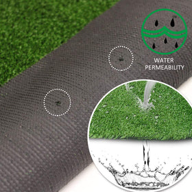 Petgrow fescue-like grass blade 0.4 inch, soft underfoot for kids.