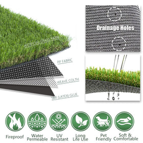 Petgrow indoor outdoor dog area turf for safe pet use