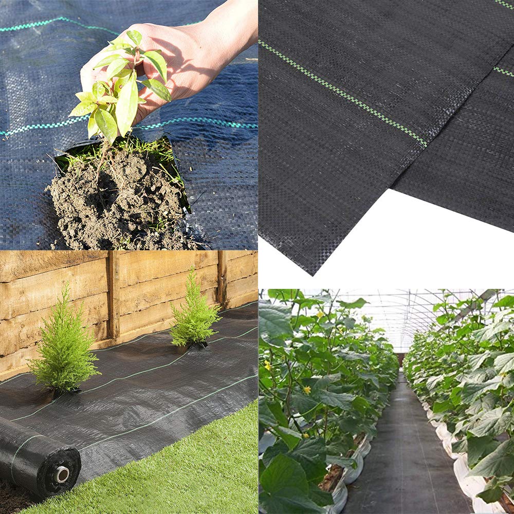 Petgrow permeable barrier allows irrigation and aeration while blocking weeds in beds