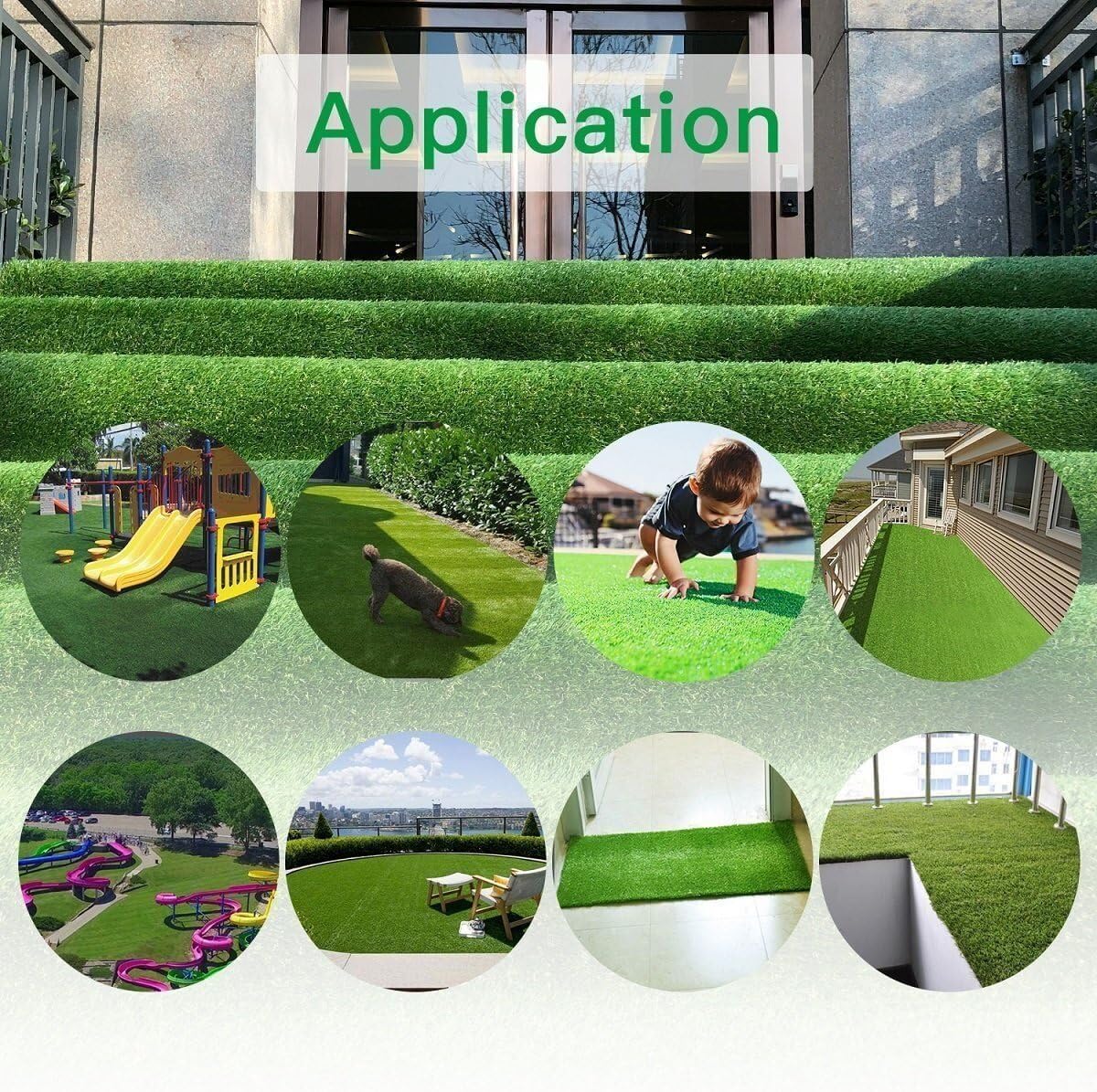 Pet-friendly Petgrow lawn area ideal for pets' play and low-maintenance use.