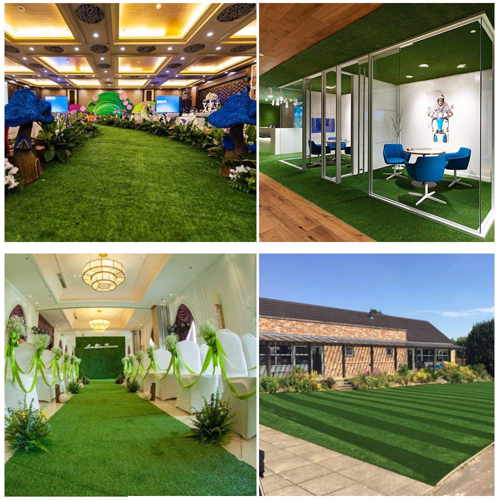 Petgrow pet-safe play turf offers soft surface for playtime.
