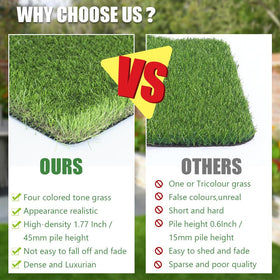 Petgrow safety turf suitable for kids and pets in play areas