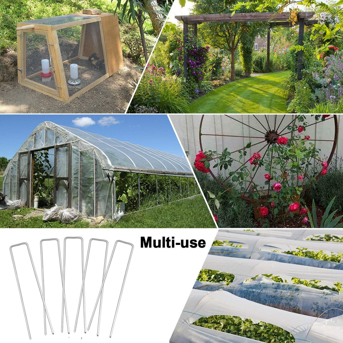 Petgrow stakes stabilize tents and tarps for reliable outdoor setups.