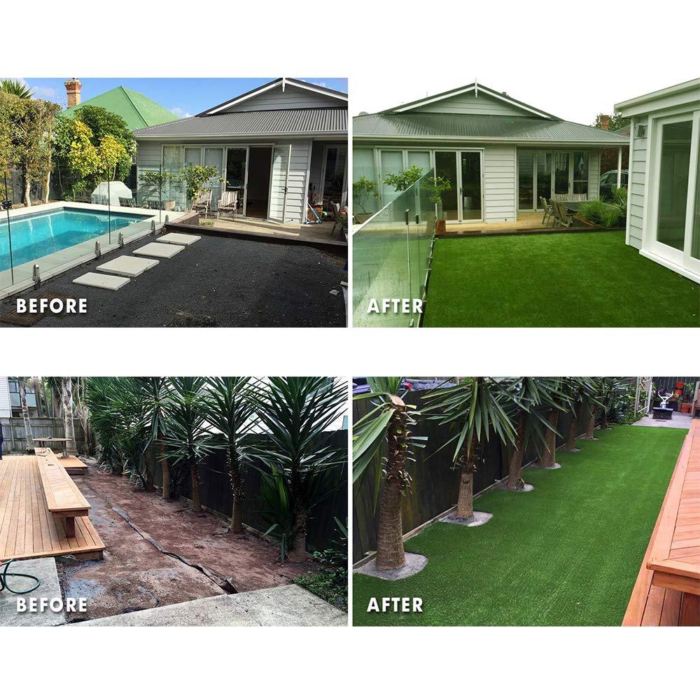 Petgrow UV and frost-proof grass keeps color year round.