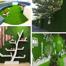 Petgrow wide-uses grass for gardens patios balconies and decor.