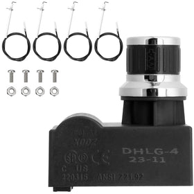PETKAO 4-outlet igniter kit for Blackstone ignition module, ready for use