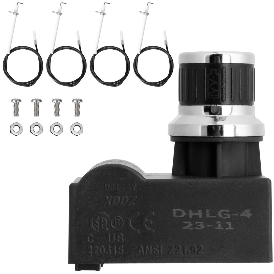 PETKAO 4-outlet igniter kit for Blackstone ignition module, ready for use