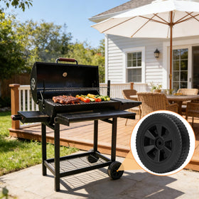 PETKAO wheels in action on outdoor grilling sessions.