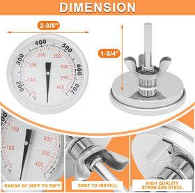 PETKAO sealed-glass lid thermometer reduces fogging during cooking