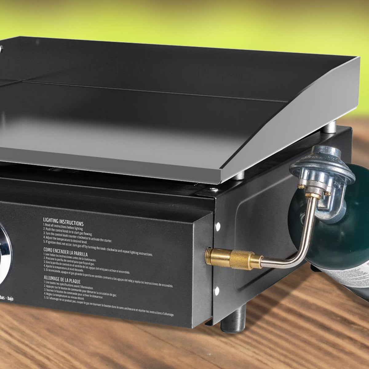 Petkao two-burner tabletop regulator fits Blackstone and more