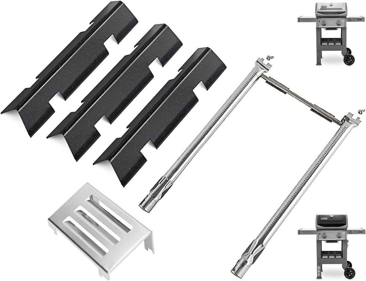 PETKAO Weber Spirit II flavorizer bars for even heat and clear flame observation