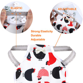 PETKNOWS chicken saddles are easy to wear on most hens