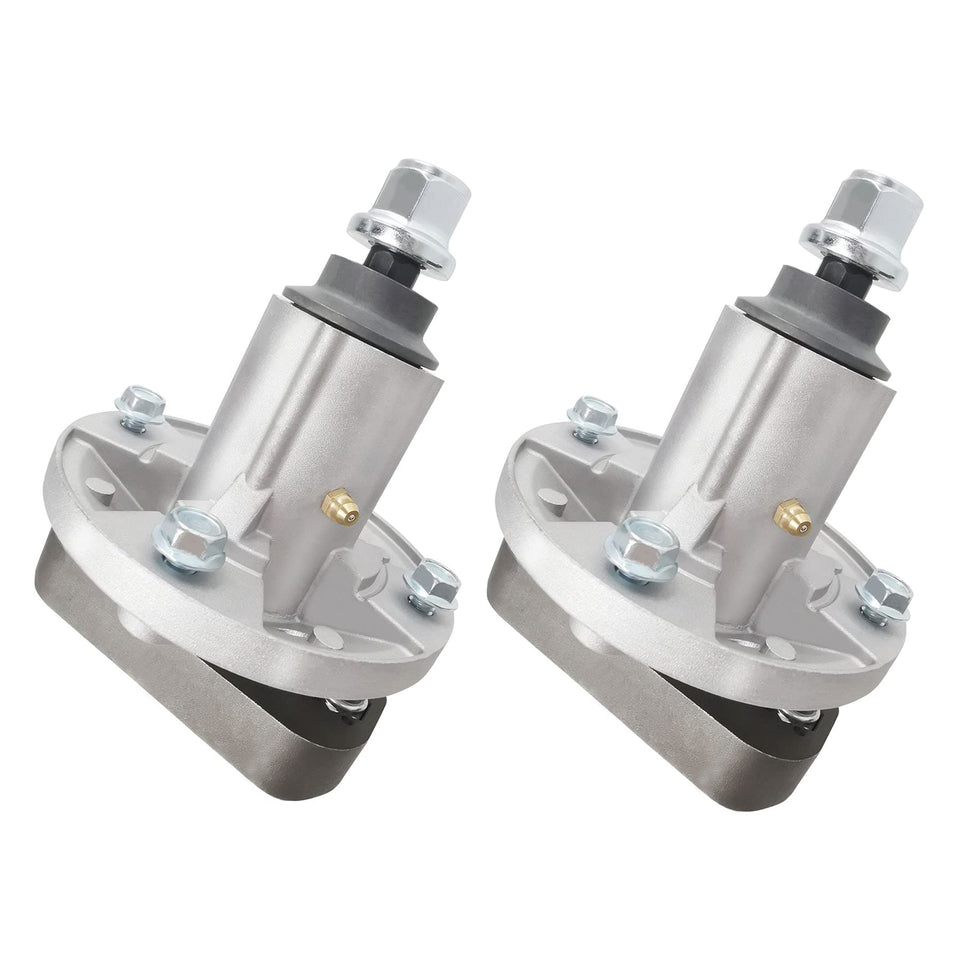 PetMigo deck spindle set front view for easy installation on compatible mower decks.
