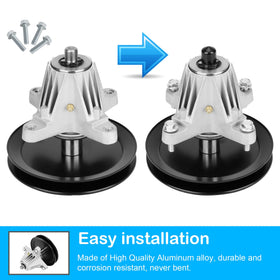 PetMigo deck spindle visual guide for fit verification