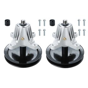 PetMigo spindle assembly 2-pack for Cub Cadet 618-04636A, easy replacement.
