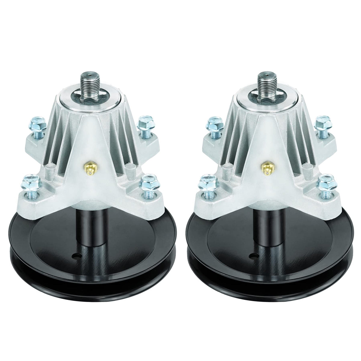 PetMigo spindle-assembly 2-pack for 42-inch mowers, quick replacement.