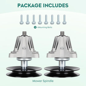 PetMigo spindle-assembly fits Huskee LT4200 and Columbia CLT42G on 42-inch decks.