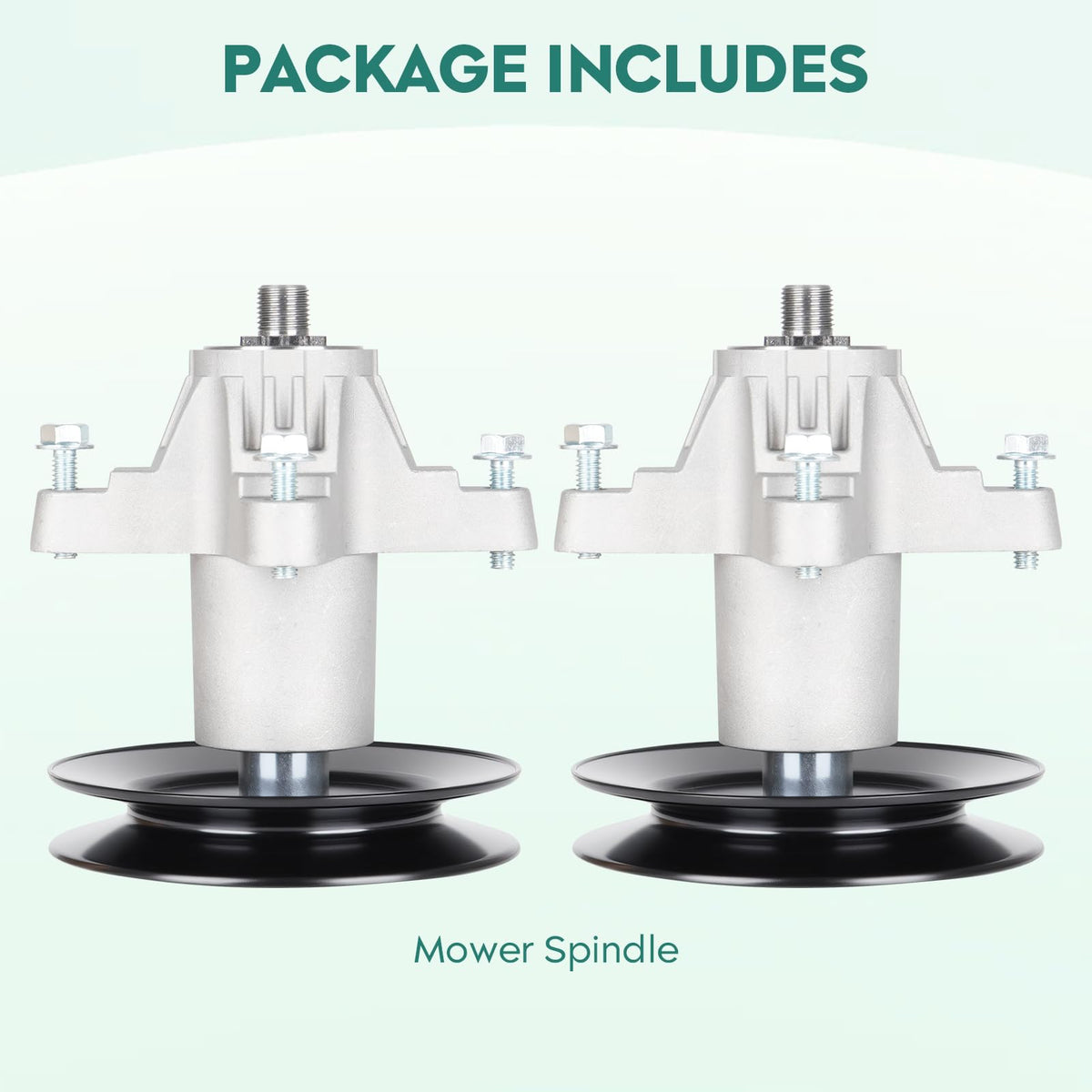 PetMigo spindle dimensions label with height and pulley diameter specifications