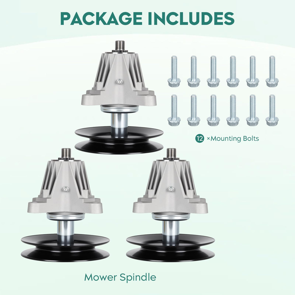 PetMigo TB2454 spindle assembly for 54-inch deck compatibility