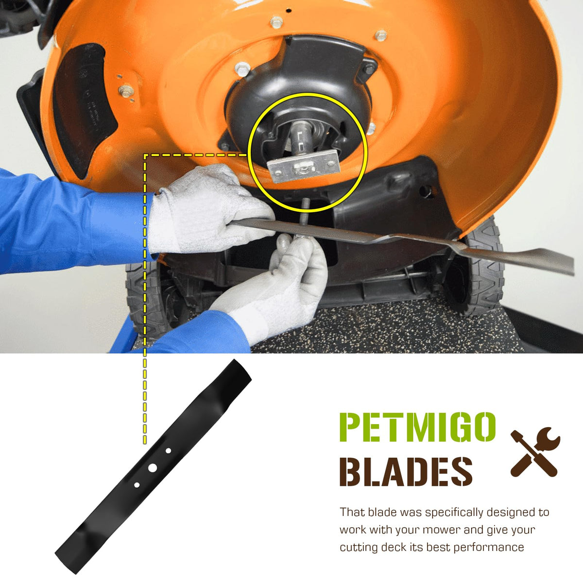PetMigo blade helps tackle thick grass and weeds with ease