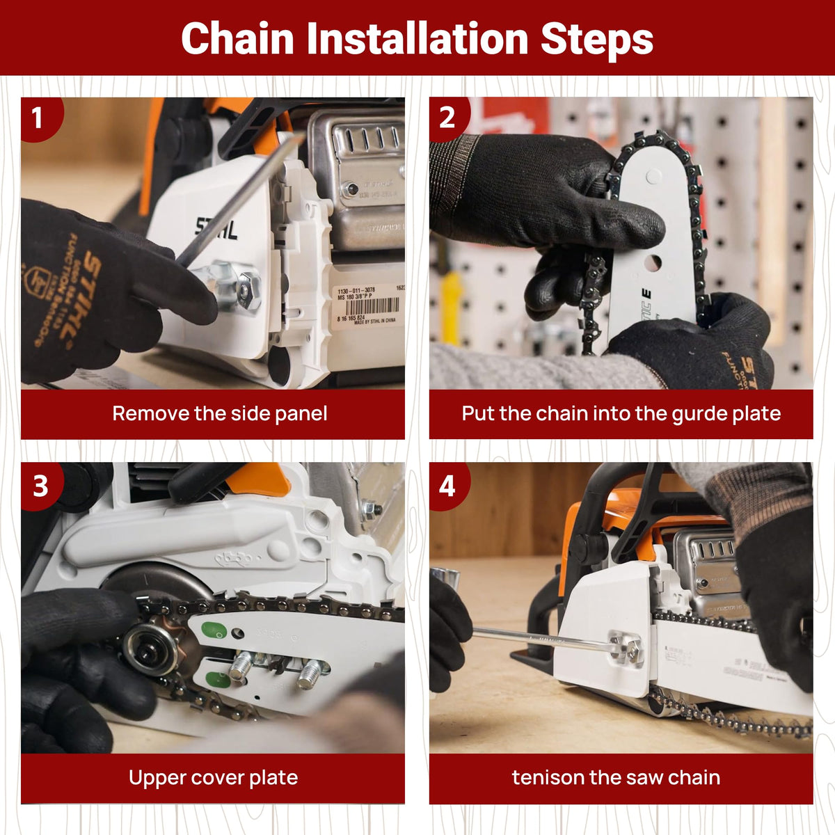 PETOX easy installation enabling quick chain swaps
