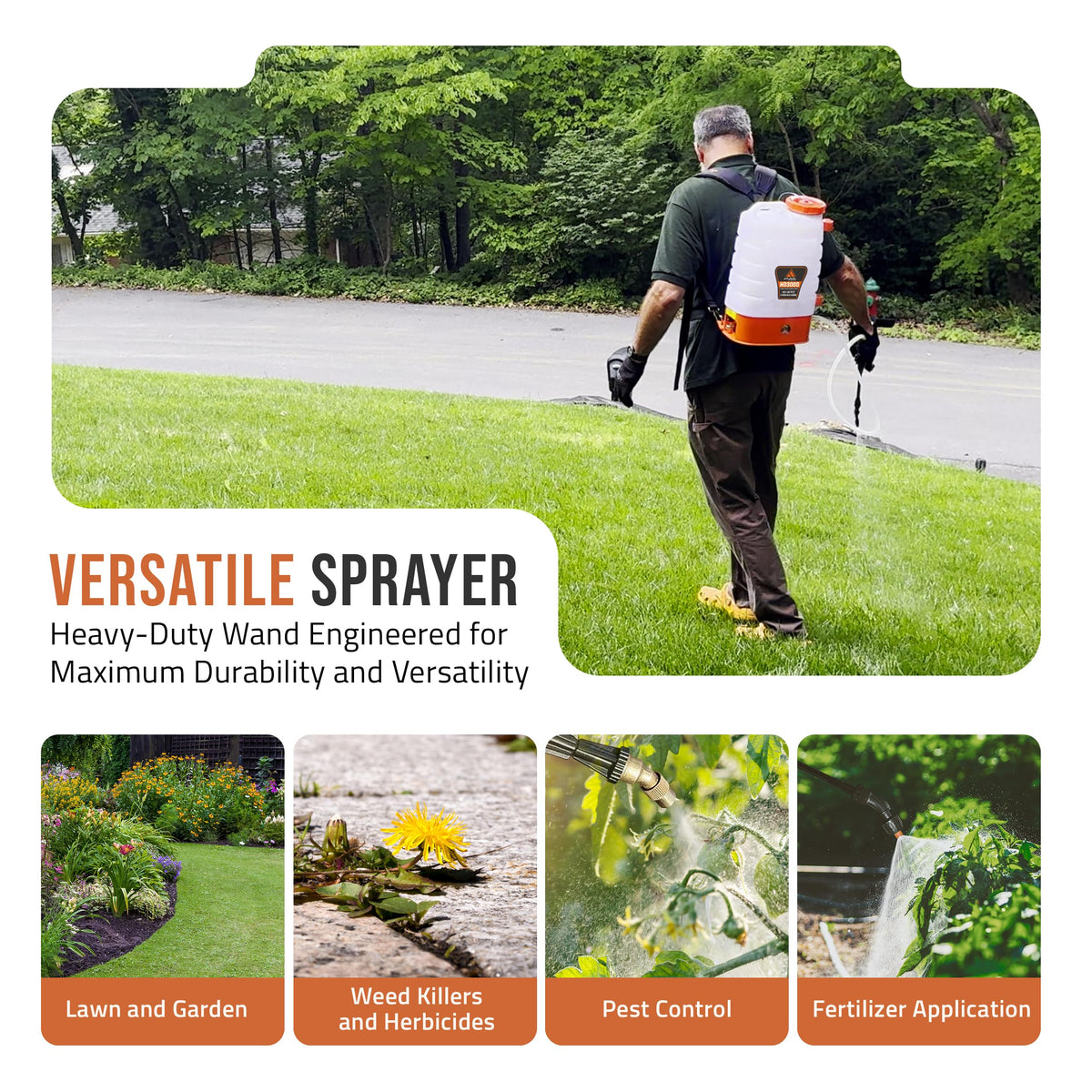 Petra HD3000 adjustable psi range enables precise lawn coverage