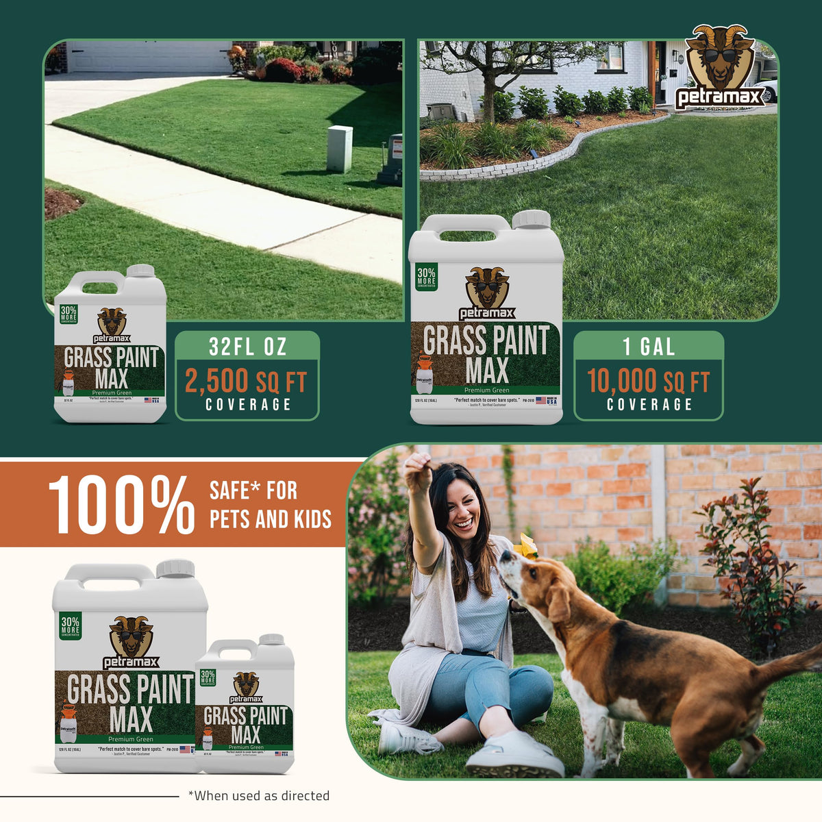 PetraMax color finish remains vibrant after rain and sun exposure.