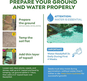 Petramax ReadyRoll biodegradable mesh gradually decomposes after lawn establishment.