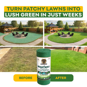 PETRAMAX ReadyRoll with 2X seed density for thicker, faster coverage.