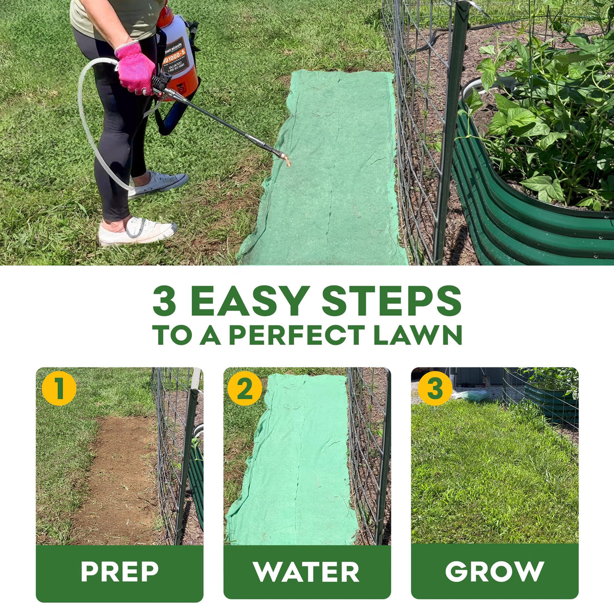PETRAMAX ReadyRoll resists seed washout on slopes.
