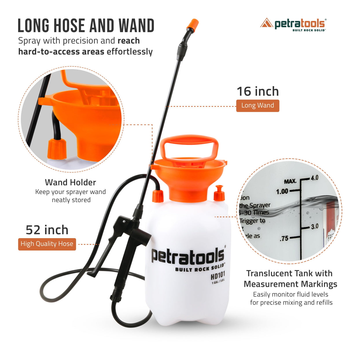 PetraTools HD101 pressure release valve for safe operation.