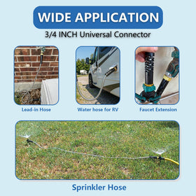 Petswi 3ft hose suitable for compact setups, patios, and portable washing.