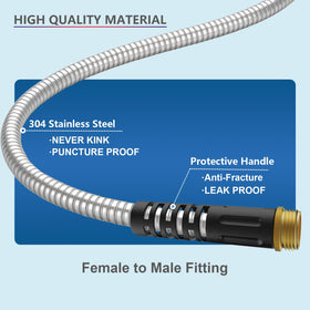 Petswi weather-resistant hose with UV protection for sun-exposed areas.
