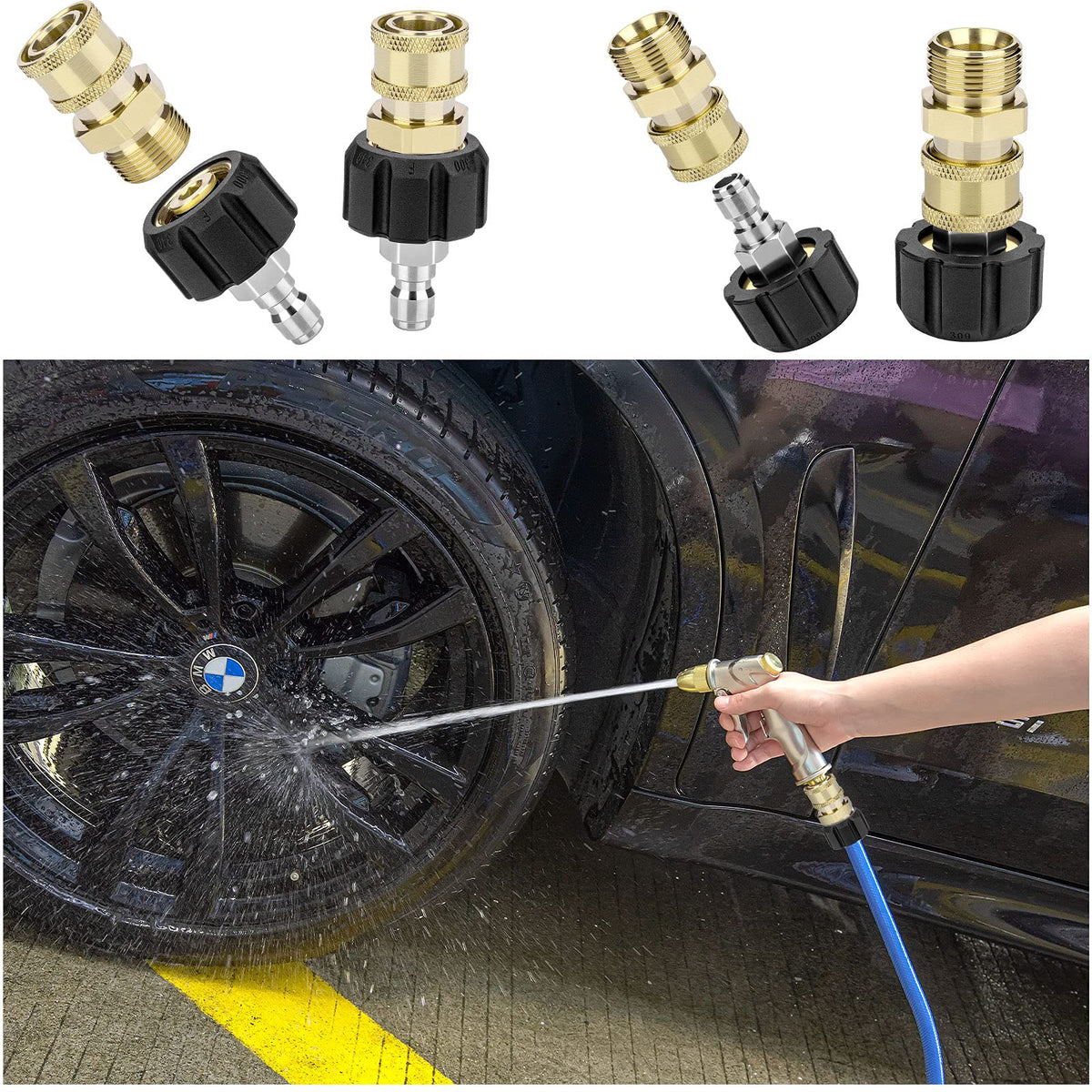 Petutu brass fittings support up to 5000 PSI for durability