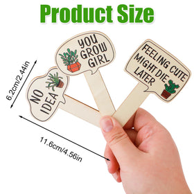 PEUTIER basswood garden labels designed for outdoor and indoor labeling.