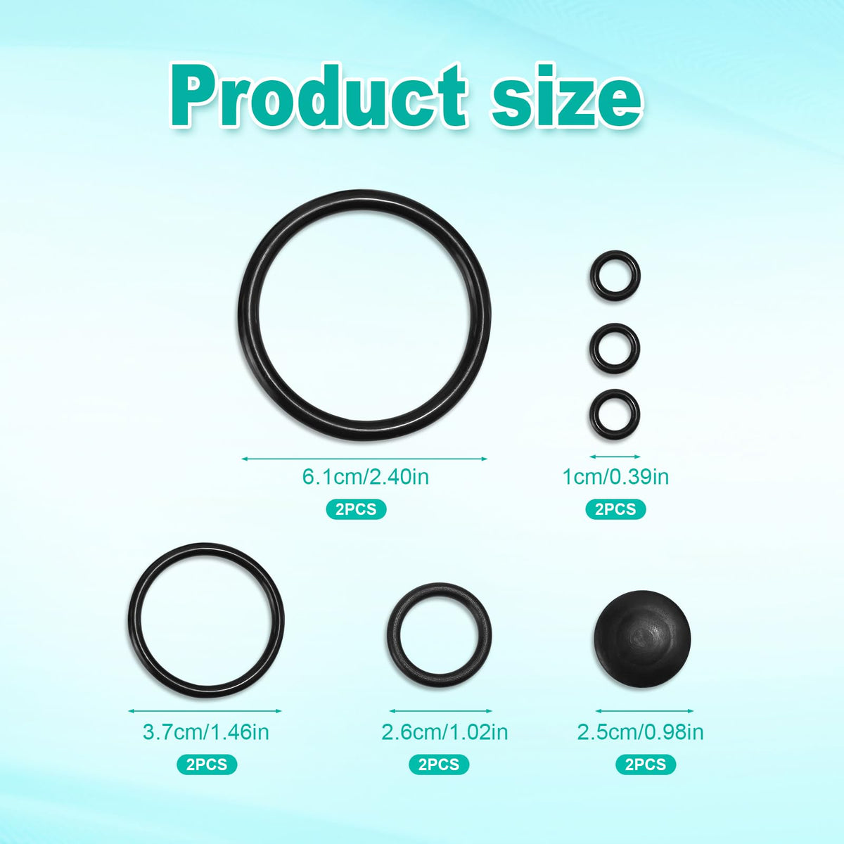 PEUTIER rubber base pad provides stable support and reduces leaks