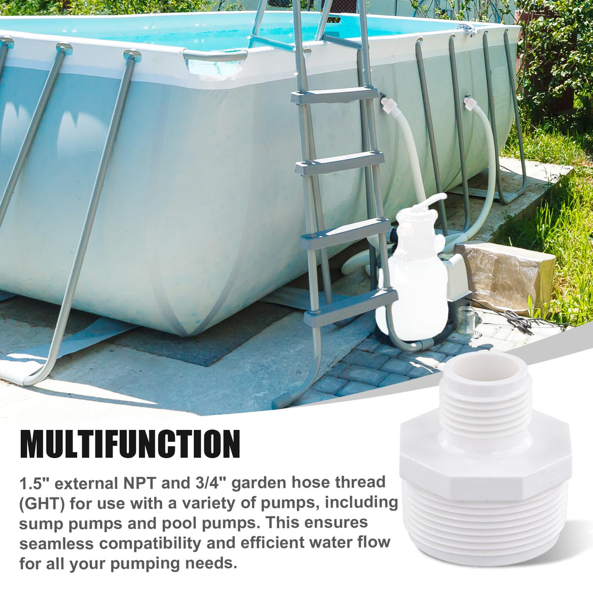 PEUTIER premium PVC material resists cold, cracking, and corrosion.