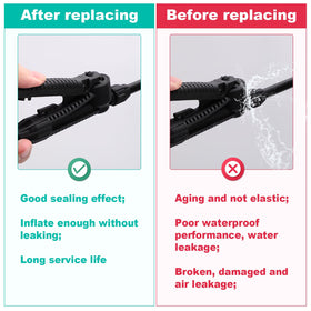 PEUTIER sealing performance helps prevent water leaks during spraying