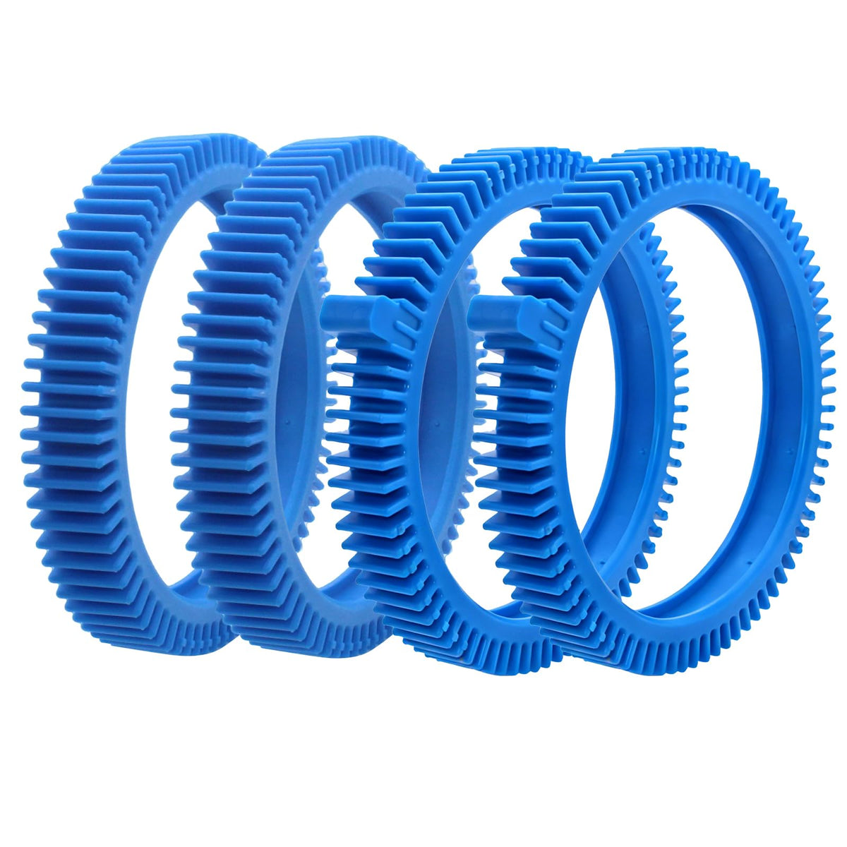 PWEOW front tire with Super Hump design for Hayward cleaners improving traction.