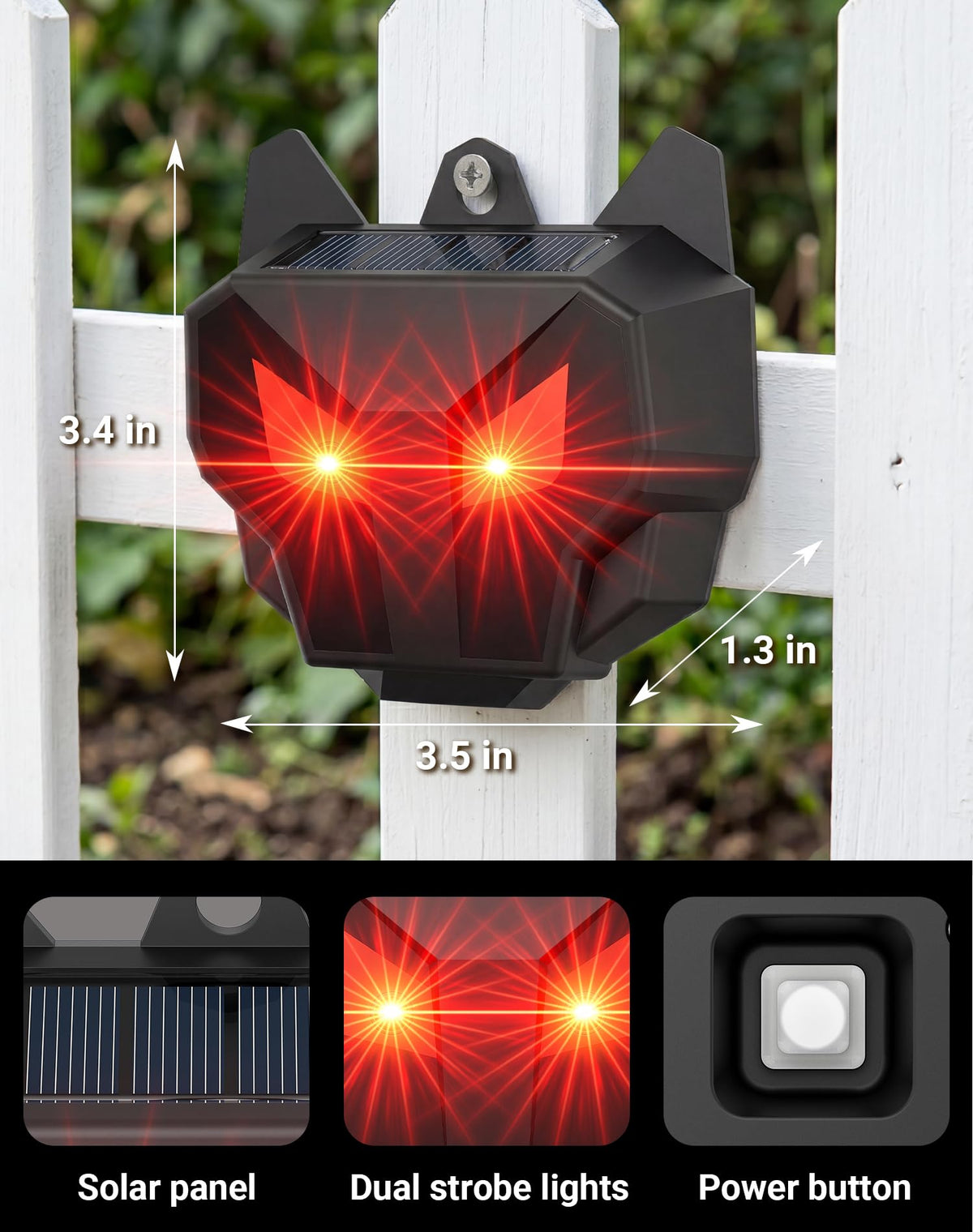 PEXPEL no traps or chemicals for humane nocturnal animal deterrence